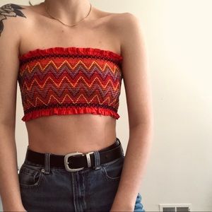 Multi-color Crop top